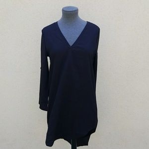 Black Long-Sleeve, Quarter-Sleeve Tunic (NEW)
